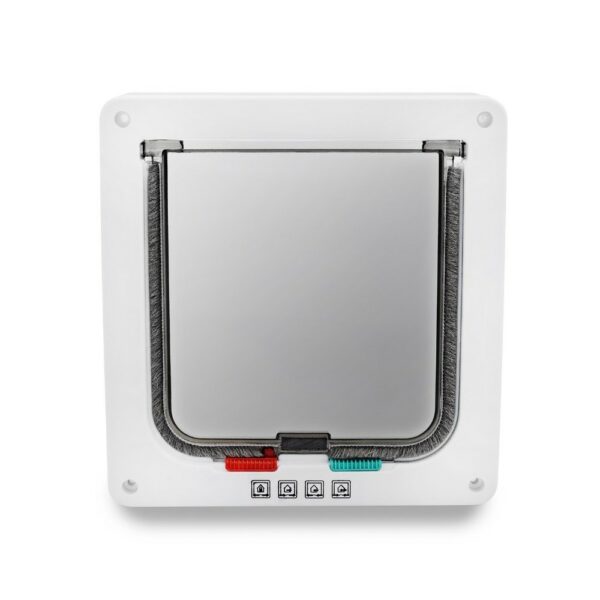 4 Way Lockable Pet Door Security Flap Door ABS Plastic - Image 5