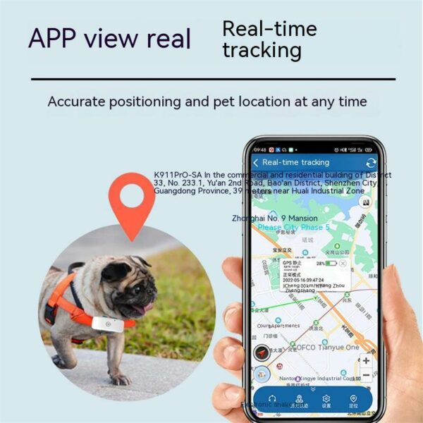 4G Pet Locator (GPS) Waterproof Collar Remote Positioning Tracker - Image 5