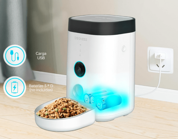 DOGNESS Automatic Cat Feeder with Camera, 1080P HD Video & Night Vision - Image 3