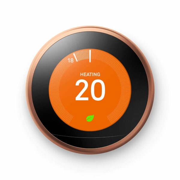 Google Nest Learning Thermostat 3rd Generation, Copper - Smart Thermostat