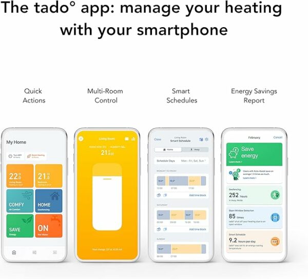 tado° Wired Smart Thermostat - WiFi Add-On Thermostat For Multizone Control - Image 5